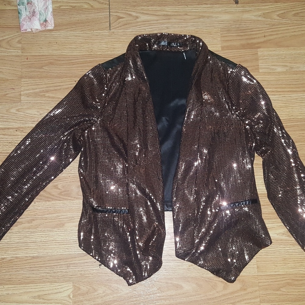 Copper Sequin Jacket